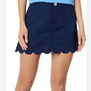 Lilly Pulitzer Collette Skort Navy Blue